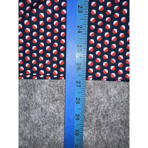 Waggle Men Bobby Golf Polo Size Small with all over Red Bobbers print (005-7) - Picture 4 of 7